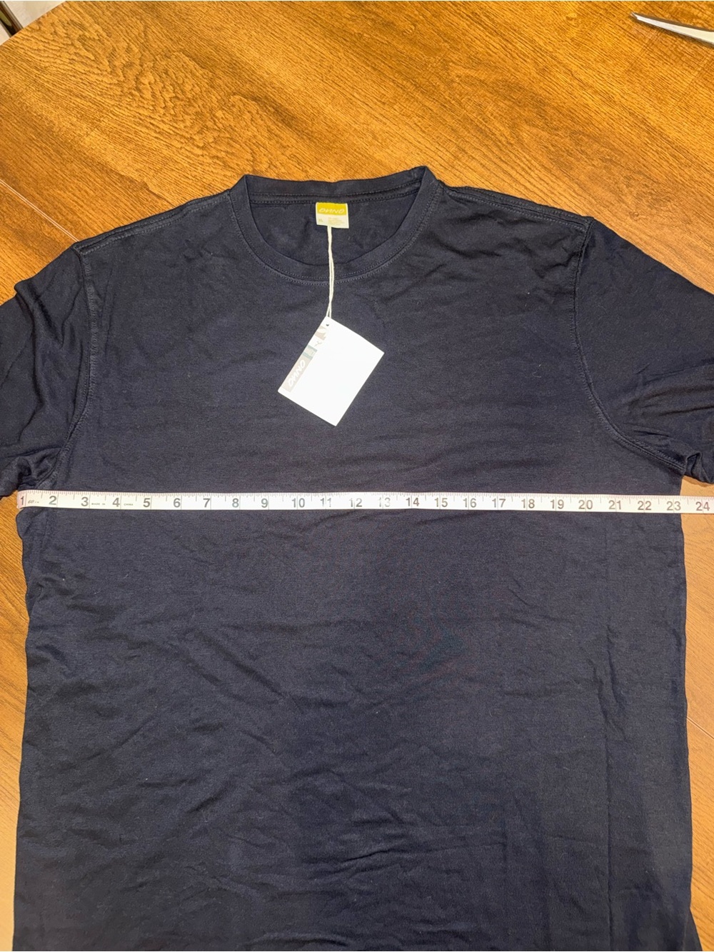 ONNO black Crew Neck T-Shirt XL NWT - Picture 4 of 6